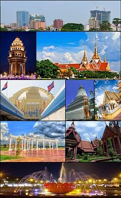 Montage of Phnom Penh