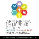 Arangkada Philippines Forum: Moving Twice as Fast 
