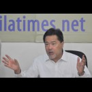 NCC co-Chairman Guillermo Luz during a roundtable with The Manila Times.